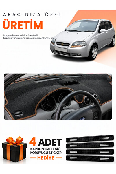 e-biz Chevrolet Kalos (2009-2013) Compatible Dashboard Protection Cover Auto ...