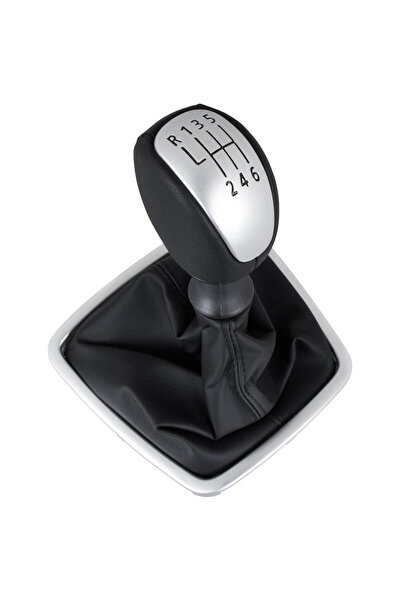M MODECAR Renault Laguna III 07-15 NEGRU / ARGINTIU nucă schimbător de viteze...