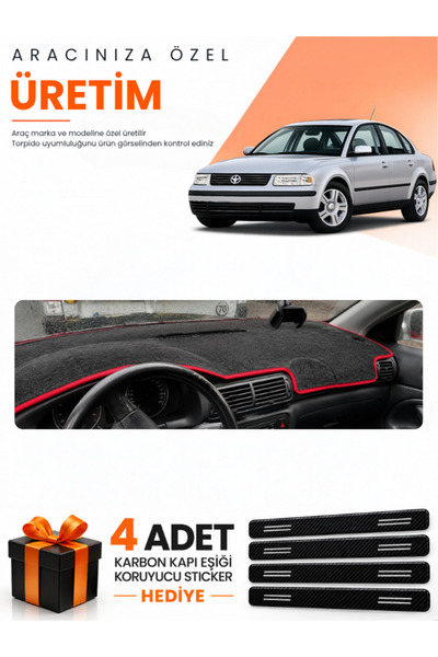 e-biz Volkswagen Passat B5 (1996-2000) Compatible Dashboard Protection Cover ...