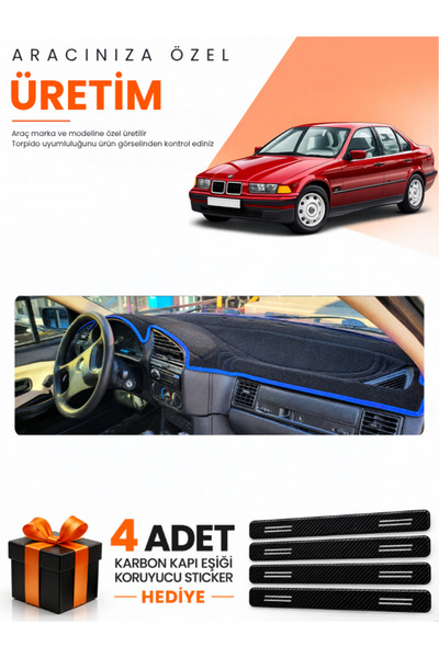 e-biz Bmw 3.20I (E36) Without Airbag (1990-2000) Compatible Dashboard Protect...