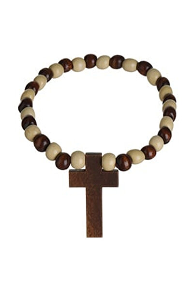 OEM Car Air Freshener with Rosary Cross Pattern & Black Crystal Aroma
