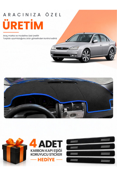 e-biz Ford Mondeo 3 (2000-2007) Compatible Dashboard Protection Cover Auto Co...