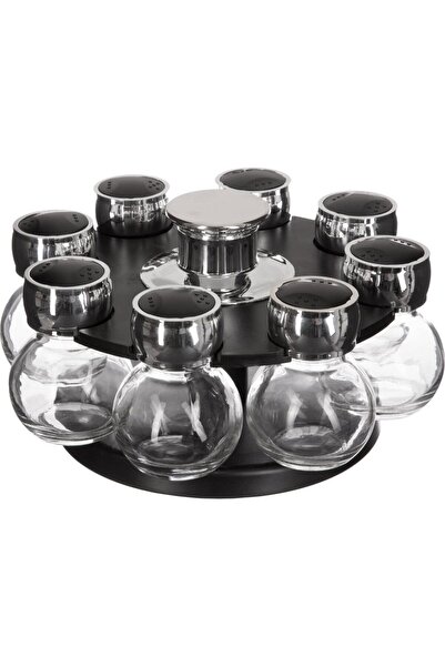 OEM Set suport rotativ pentru condimente cu 8 recipiente, 21x12.4 cm, culoare...
