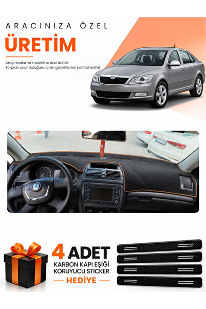 e-biz Skoda Octavia (2009-2012) Compatible Dashboard Protection Cover Auto Co...