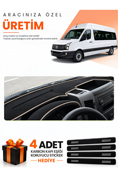 e-biz Volkswagen Crafter (2006-2014) Compatible Dashboard Protection Cover Au...