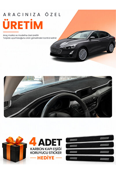 e-biz Ford Focus 4 (2017-2021) Compatible Dashboard Protection Cover Auto Cov...
