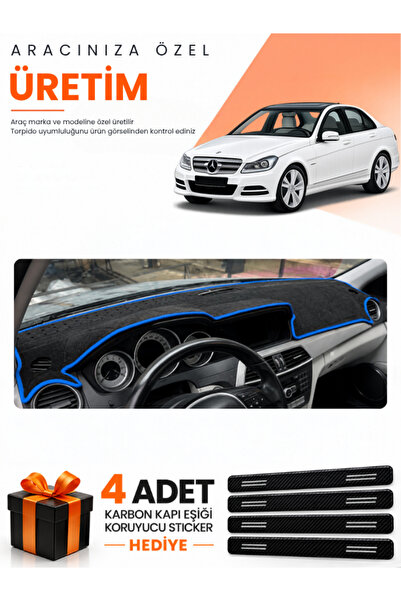 e-biz Mercedes W204 C180 (2007-2014) Compatible Dashboard Protection Cover Au...