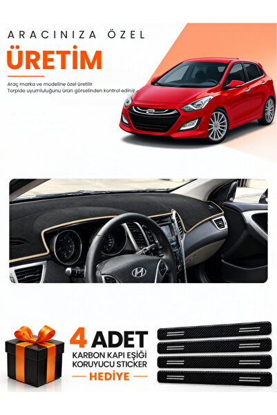 e-biz Hyundai̇ İ30 (2012-2016) Compatible Torpedo Protection Cover Auto Cover...