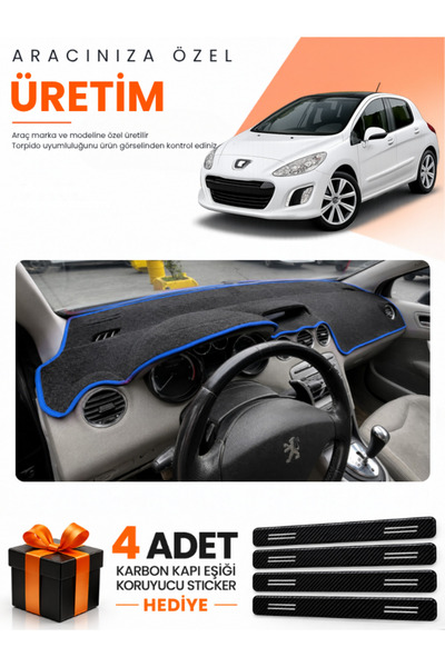 e-biz Peugeot 308 (2008-2014) Compatible Dashboard Protection Cover Auto Cove...