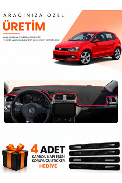 e-biz Volkswagen Polo (2009-2019) Compatible Dashboard Protection Cover Auto ...