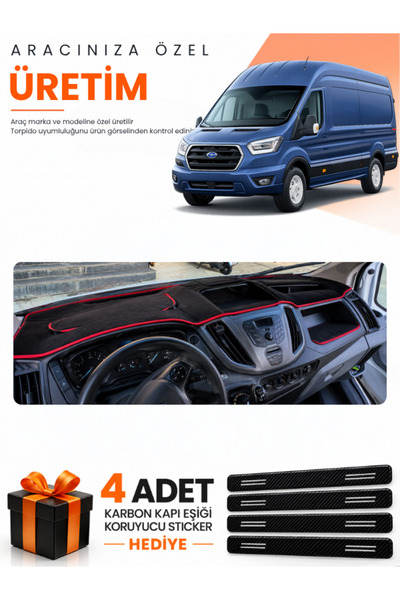 e-biz Ford Transit (2015-2022) Compatible Torpedo Protection Cover Auto Cover...
