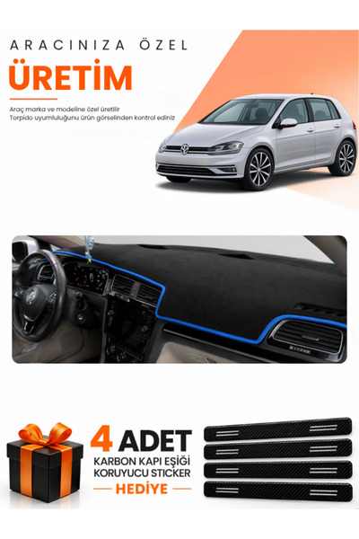 e-biz Volkswagen Golf 7 (2012-2020) Compatible Dashboard Protection Cover Aut...