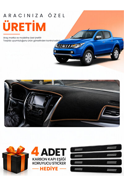 e-biz Mitsubishi L200 (2015-2021) Compatible Torpedo Protection Cover Auto Co...