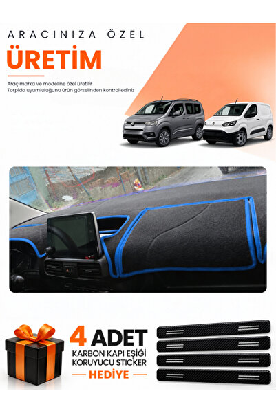 e-biz Toyota Proace City (2020-2026) Compatible Dashboard Protection Cover Au...
