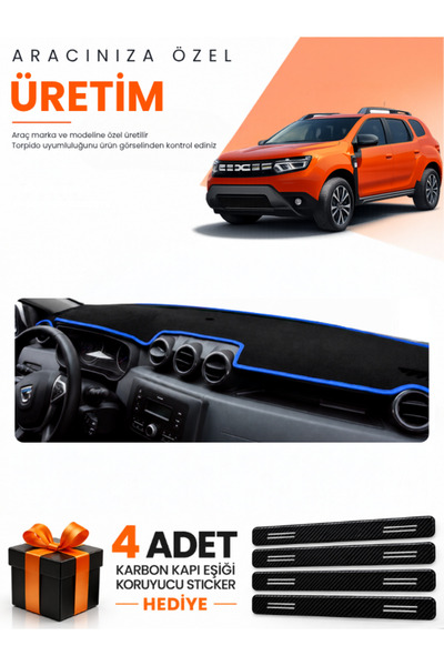 e-biz Daci̇a Duster Make-Up-Free (2018-2023) Compatible Torpedo Protection Co...