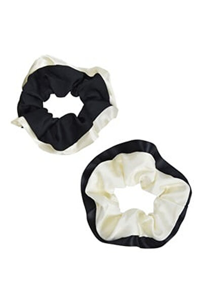 OEM Elastice Textile Par Bicolore Negru Ecru - 2buc