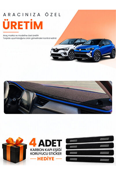 e-biz Renault Captur 2 (2019-2024) Compatible Dashboard Protection Cover Auto...