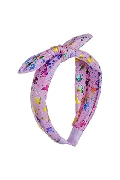OEM Coronita Par Lata cu Fundita Lila Unicorni Multicolori din Folie pentru C...