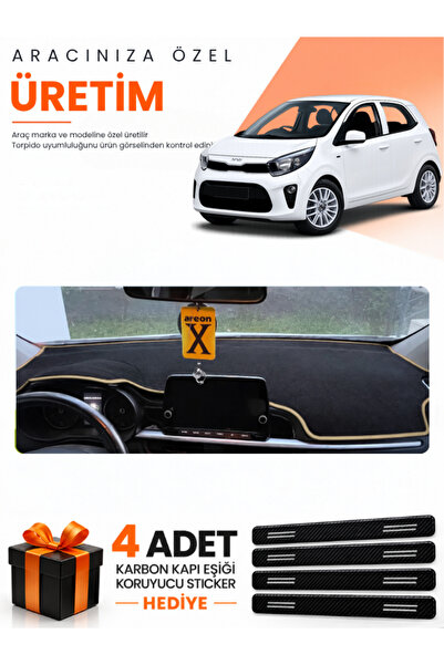 e-biz Kia Picanto (2017-2025) Compatible Dashboard Protection Cover Auto Cove...