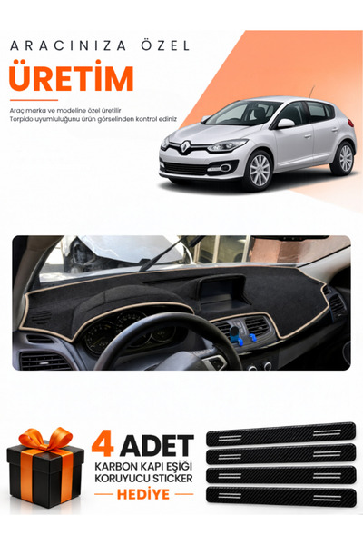 e-biz Renault Megane 3 Large Screen (2008-2015) Compatible Dashboard Protecti...