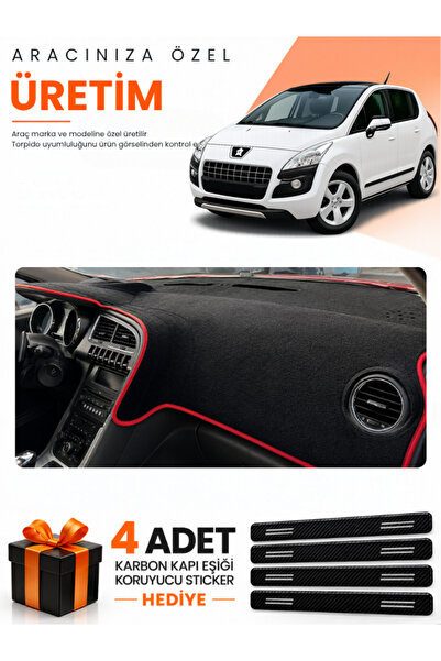 e-biz Peugeot 3008 Screenless (2010-2015) Compatible Dashboard Protection Cov...