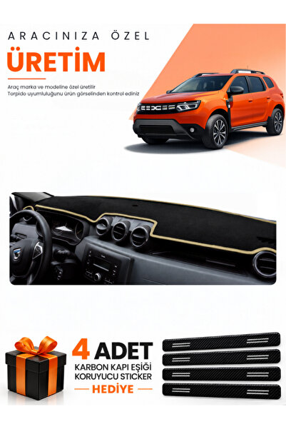 e-biz Daci̇a Duster Make-Up-Free (2018-2023) Compatible Torpedo Protection Co...
