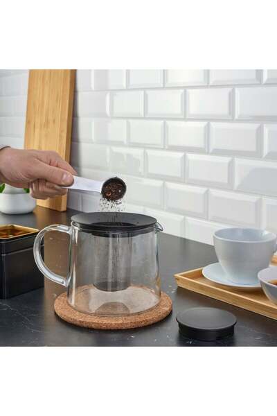 Glass Teapot Set RIKLIG Teapot, glass, 1.5 l