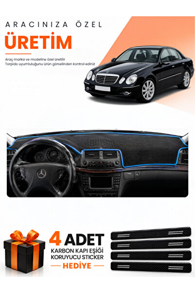 e-biz Mercedes W211 E-Class (2002-2009) Compatible Dashboard Protection Cover...