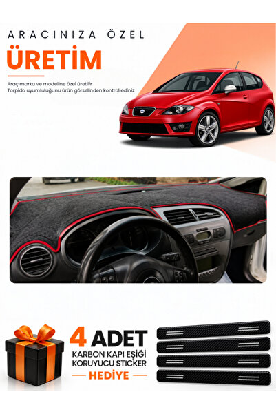 e-biz Seat Leon (2005-2012) Compatible Dashboard Protection Cover Auto Cover ...