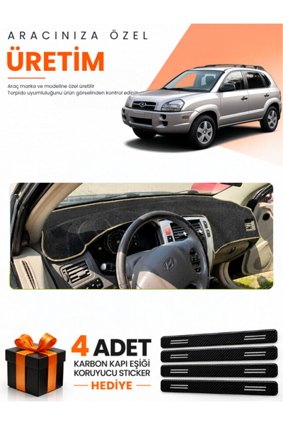 e-biz Hyundai Tucson 1 (2004-2009) Compatible Torpedo Protection Cover Auto C...
