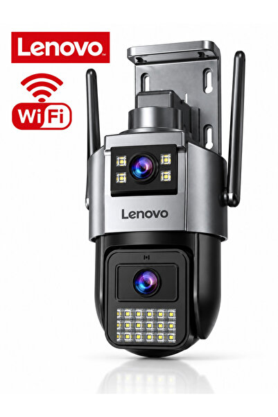 LENOVO X9T Smart 4K Wifi Akıllı Güvenlik Kamerası – Gece Görüşlü Kablosuz IP 2 Kamera – 3+3MP