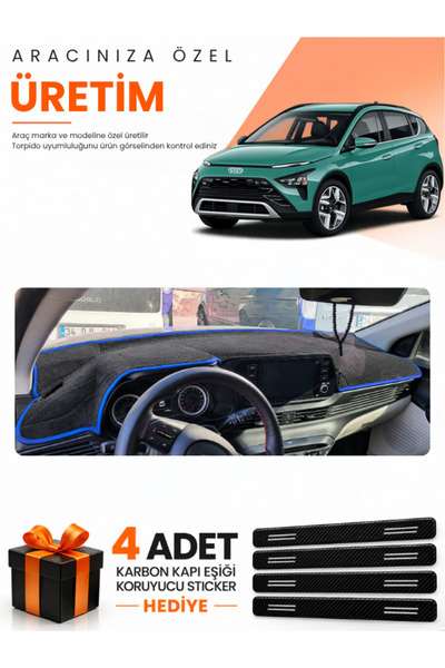 e-biz Hyundai Bayon (2021-2026) Compatible Torpedo Protection Cover Auto Cove...