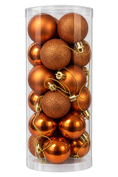 MİLKYADATOYS Snow Angels 4 cm Christmas Ball 24 Pcs