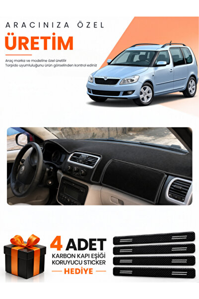 e-biz Skoda Roomstar (2006-2015) Compatible Dashboard Protection Cover Auto C...