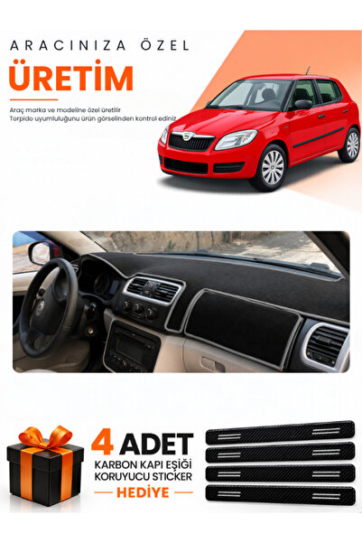 e-biz Skoda Fabia (2007-2014) Compatible Dashboard Protection Cover Auto Cove...