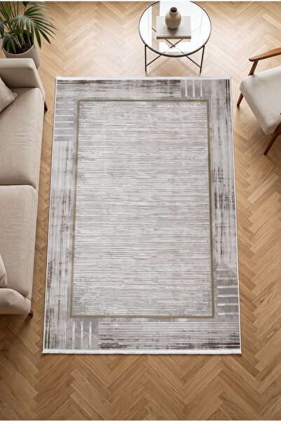 Merinos VİSTA %100 Akrilik Yumuşak Dokulu Modern Salon Oturma Odası Halısı Çe...