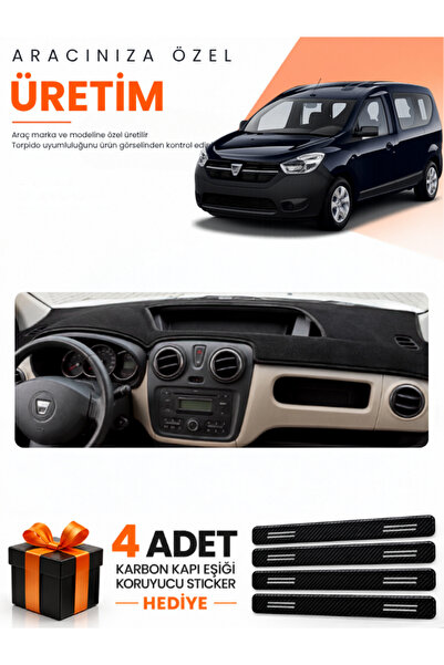 e-biz غطاء حماية للسيارة متوافق مع DACIA DOKKER (2012-2020) - أسود - DA010