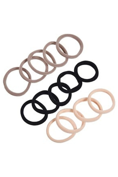 OEM Elastice de Par Negre Somon Nude Frotte pentru Femei - 14buc