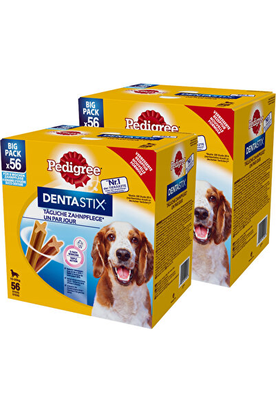 Pedigree Dentastix gustări pentru câini de talie medie 16x180g 112 bucăți