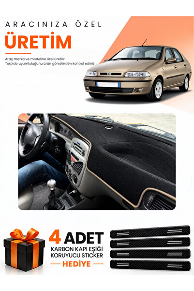 e-biz Fiat Si̇ena (1999-2005) Compatible Dashboard Protection Cover Auto Cove...