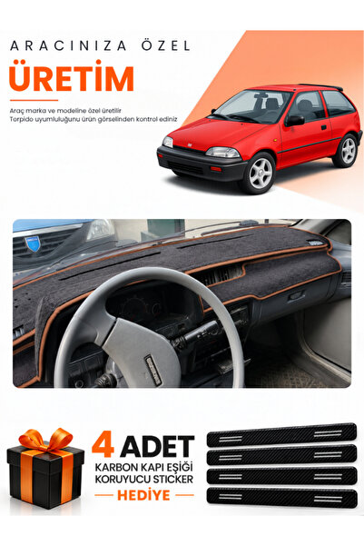 e-biz Suzuki Swi̇ft (1988-1994) Compatible Torpedo Protection Cover Auto Cove...