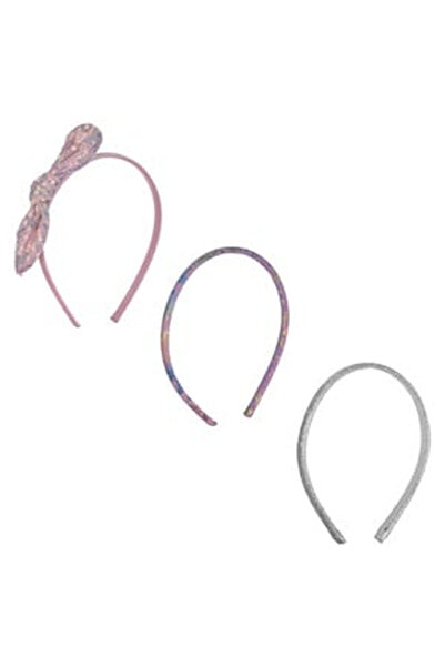 OEM Set Coronite Par Roz Fundita cu Paiete Mov Metalizate Fluturi & Glitter A...