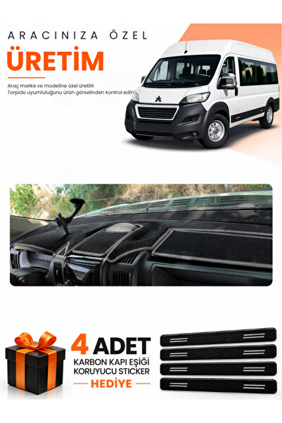 e-biz Peugeot Boxer (2017-2021) Compatible Dashboard Protection Cover Auto Co...