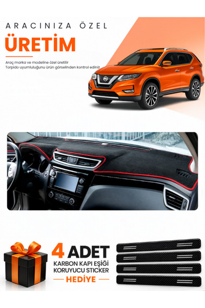 e-biz Nissan X-Trail (2013-2020) Compatible Dashboard Protection Cover Auto C...