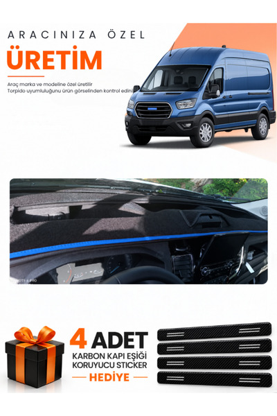 e-biz Ford Transit Type 2 (2020-2025) Compatible Torpedo Protection Cover Aut...