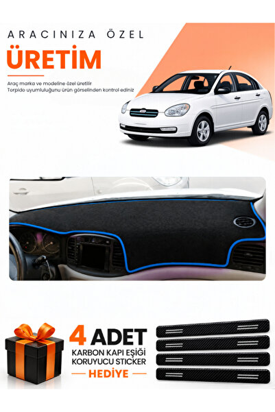 e-biz Hyundai Accent Era (2006-2011) Compatible Dashboard Protection Cover Au...