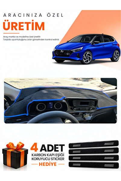 e-biz Hyundai̇ İ20 (2020-2024) Compatible Dashboard Protection Cover Auto Cov...
