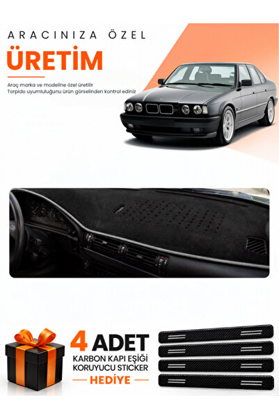 e-biz Bmw E34 (1988-1996) Compatible Dashboard Protection Cover Auto Cover - ...