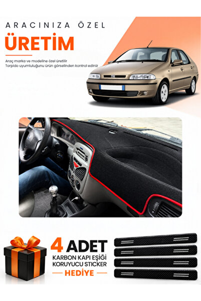 e-biz Fiat Si̇ena (1999-2005) Compatible Dashboard Protection Cover Auto Cove...