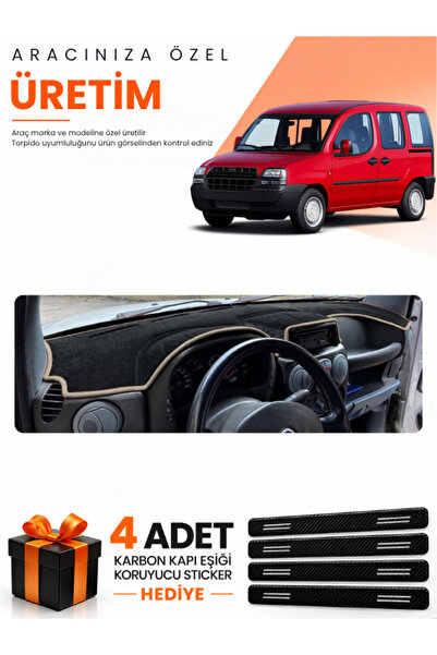 e-biz Fiat Doblo (2000-2008) Airbag-Free Screen Compatible Dashboard Protecti...